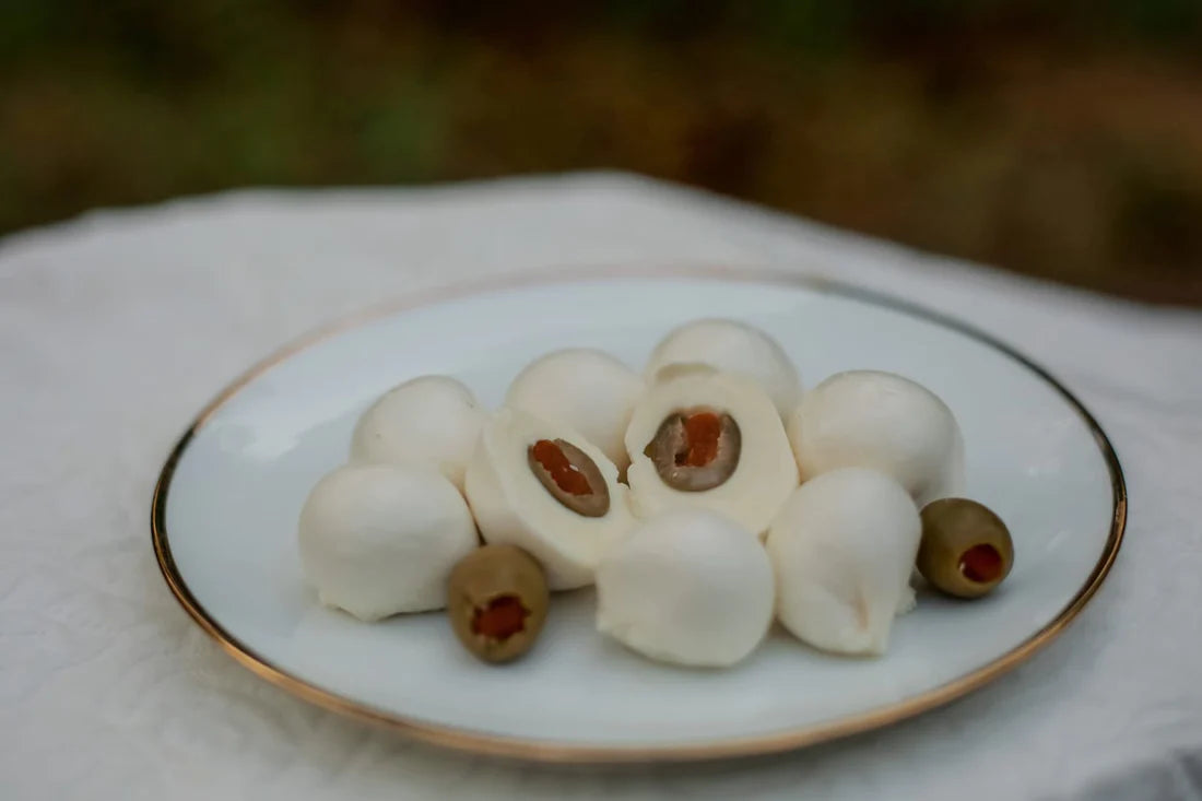 Olive-Stuffed Cherry Mozzarella 200g