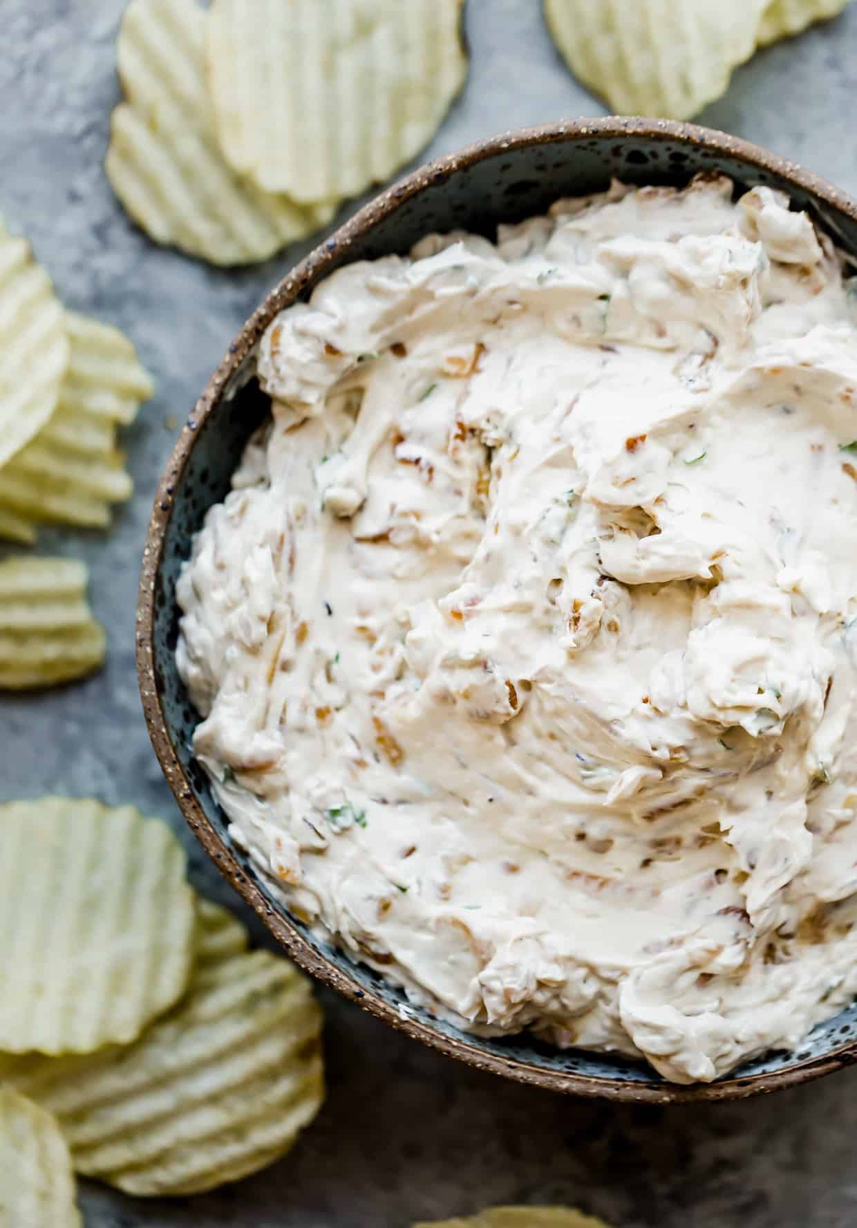 Onion Parsely Cream Cheese Spread