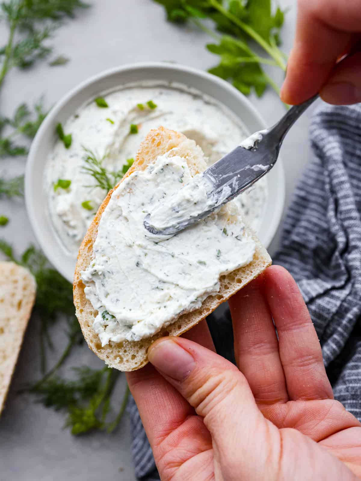 Herb & Garlic Cream Cheese Spread - Image 3
